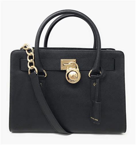 michael michael kors hamilton saffiano leather east west satchel black|Hamilton Large Saffiano Leather Tote Bag .